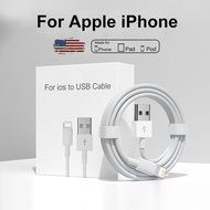 สายสำหรับ Iphone ไลท์นิ่งที่ชาร์จไฟรวดเร็ว USB ของแท้11 12 13 14 Pro Max สายข้อมูล Iphone 5S 6 7 8 P