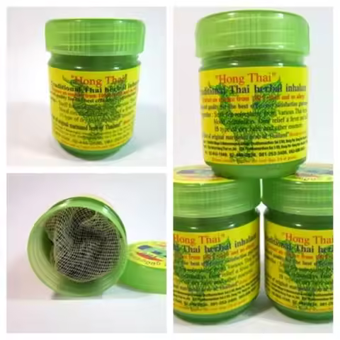 5pcs/4Pcs/1pcs Thai Herbal Inhalant Inhaler Hong Thai Traditional Nose flow carsick refreshing Refre