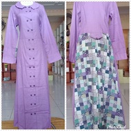 ️ Dannis Surabaya Online ️ Abaya Antler size L (ld 98cm, gamis length 141cm) cotton material||Dannis