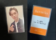 出SEVENTEEN VERNON FACE THE SUN手寫卡背小卡