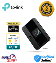 TP-Link M7350 4G LTE MiFi Direct Sim Modem - 4G LTE/150Mbps | MicroSD Slot | 1.4"TFT Screen Router