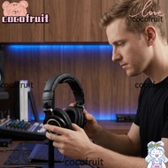 COCOFRUIT Headphone Headband Pad, Black Leather Replacement Cushion, Easy to Install Comfortable Hea