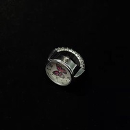 Used to Give Gifts Premium Watch Butterflies in Time Ring