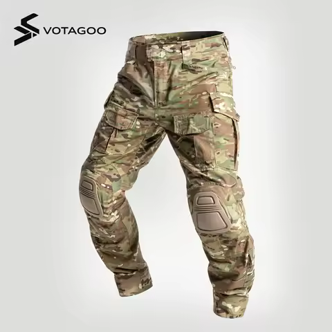 VOTAGOO Multicam Original Fabric G3 Tactical Pants Waterproof Wear Resistant Camouflage Outdoor Trai