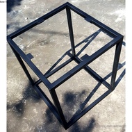 ขาโต๊ะเหล็กสำเร็จรูป ทรงกล่องสี่เหลี่ยม กว้าง50 ยาว50 สูง70 ซม.เหล็กกล่อง1x1นิ้ว ทำจากเหล็กกัลวาไนท์