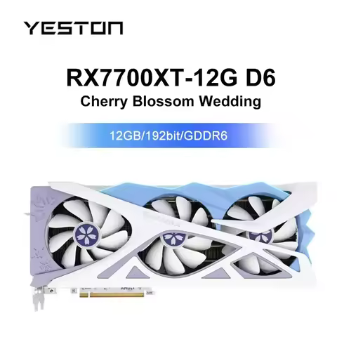 US/EU RX 7700XT 12G D6 / RX 7800XT 16G D6 Graphic Card Gaming GPU placa de video