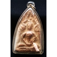 Thai Amulets 泰国佛牌 Khun Paen Kru, Wat BangKrang Suphanburi over 400 years old - KP002