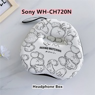 【New product】For Sony WH-CH720N Headphone Case Simple Cartoon Headset Earpads Storage Bag Casing Box