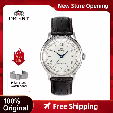 Orient Watch Original Japanese Luxury Waterproof Automatic Mechanical Watches Men's Watch Leather FA