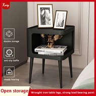 Light Luxury Bedroom Bedside Cabinet Nordic Internet Celebrity Creative Bedside Cabinet Small and Simple Modern Living Room Sofa Small Side Cabinet