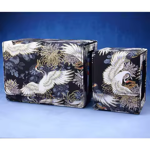 Gacha Trading Card Deck Box Storage Box TCG Commander Cards Magnetic PU Leather Box With Display Win