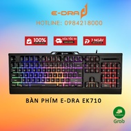 Edra EK701 Gaming Keyboard Absolutely Waterproof RGB Led Black