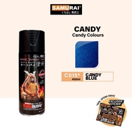 Samurai C015/Y111 Candy Blue Candy Colour - Aerosol Coating Spray Paint for Automotive Car Motorcycl