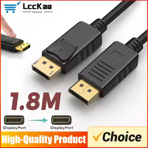 1.8M DisplayPort Cable DP TO DP Converter High-Speed Display Port To Display Port Adapter for Lenovo