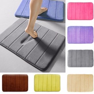 珊瑚絨 記憶綿 浴室 廚房 防滑吸水墊  柔軟 超軟 瞬間吸水 直紋 60x40cm 地墊 地毯 地氈
