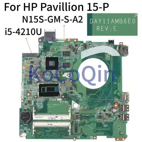 DAY11AMB6E0 Motherboard For HP Pavillion 15-P 15.6 Inch Notebook Mainboard Y11 I3/I5 CPU With N15S-G