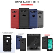 Case sony Xperia XZ2 Compact Soft Case Brushed Carbon Fiber Shockproof sony XZ2 mini H8324 H8314 SO-