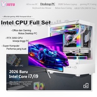 JUTU Gaming PC FullSet CPU i5/i7 RAM 16/32 GB SSD 256/512G 12-inti New Desktop Computer Assembly Gam