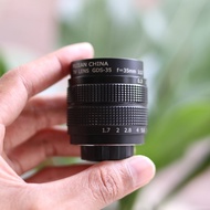 Fujian 35MM F1.7 CCTV LENS FOR NIKON 1 J5