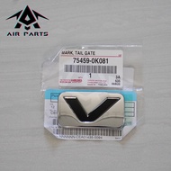(Genuine) V Logo Rear Cover For TOYOTA VIGO VIGOCHAMP REVO FORTUNER Size 6.5 x 3.7 Cm. Authentic Cod