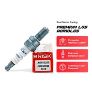 Brisk Racing Premium LGS AOR10LGS Motorcycle Spark Plug Iridium Spark Plug