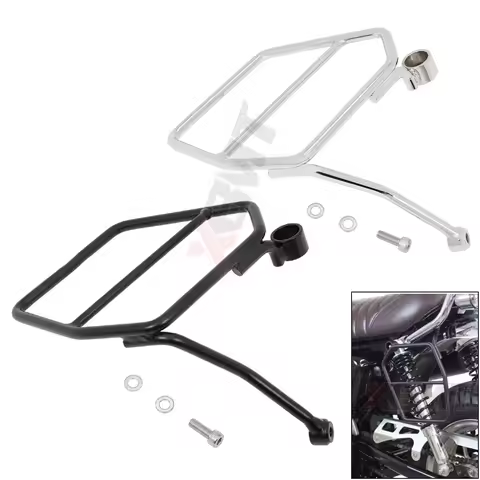 Rear Luggage Rack Left Saddlebag Side Trunk Bag Support Bracket Side Trunk Bag Holder For Honda Monk