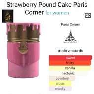 Paris Corner Perfumes Strawberry Pound Cake 3.4 Fl OzEDP |Unisex Perfume | Decadent Gourmand Scent