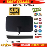 [ PROMO COD ] Antena Smart TV / Antena TV Digital DVB-T2 4K High Gain 25dB/Antena Indoor Semua TV Segala Merk TV/Antena TV Analog / Antena TV Digital Indoor / Antena TV Super Jernih / Antena TV Led / Antena TV Digital Outdoor / Aksesoris TV Digital Smart