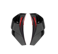 ปีกข้างรถจักรยานยนต์สำหรับยามาฮ่า YZF-R15 2022 2023ปีกคงที่สปอยเลอร์ตามหลักอากาศพลศาสตร์ปีกข้างแฟริ่