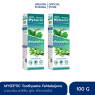 ยาสีฟัน สูตรฟ้าทะลายโจร มายบาซิน100 กรัม MyBacin Fatalaijone Toothpaste 100g (แพ็ค 2 หลอด)_Greater เกร๊ทเตอร์ฟาร์ม่า