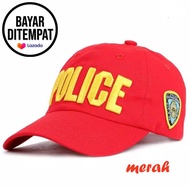 BASEBALL CAPS : POLICE Original/Topi POLISI Terbaru/Topi Police Pria/Topi Police Wanita/ANEKA TOPI S