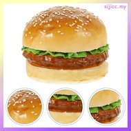 Realistic Burger Lifelike Simulation Fake Burger Bakery Display Food Photography Prop  sijicc