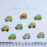 TukTuk Wooden Buttons