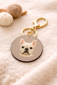 3D紋理 NFC 家庭智能鑰匙圈-狗(FB)(寵物項圈 鑰匙圈) 客製名片
