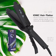 เครื่องหนีบผม Super V Inter รุ่น SU 389 ซุปเปอร์ วีฯ ของแท้100%  ที่รีดผม หนีบผมตรง ผมเงาสวย