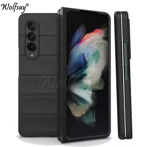 Shockproof Phone Case For Samsung Galaxy Z Fold 3 Case Hard PC Full Cover Samsung Galaxy Z Fold3 5G 