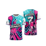 CR7 Cristiano Ronaldo G.O.A.T Sublimation Tshirt | Baju Fan CR7 Cristiano Ronaldo G.O.A.T | Men | Wo