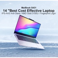 MAIBENBEN Maibook S431 Laptop AMD Athlon Gold 3150U 14" IPS 8G DDR4 128GB SSD Metal Capacitive Finge