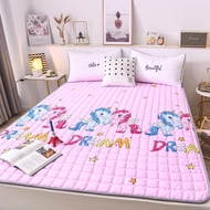 Mattress Bed Sheet Protector Cover Cartoon Printing Cotton Bedsheet for Kinds Women Single Queen King Size