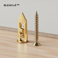 [Blesiya] 4 Pieces Drywall Anchor Expansion Screw Rustproof Metal Drywall Plug for Wood Board, Overh