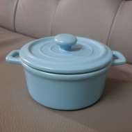 安記 海味 藍色 多用途 迷你鍋  Mini Blue Pot 適用於隔水燉、焗爐、微波爐、蒸爐、洗碗機