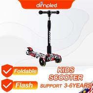 scooter electric kids scooter flash adjustable foldable safety led light kids scooter skuter kanak