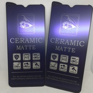 SAMSUNG TYPE TEMPER ANTI-SCRATCH BLUE MATTE CERAMIC ANTI-BREAK SAMSUNG A01 M01 A01CORE M01CORE A2COR