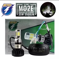 RTD R8 Lampu Utama Motor LED 6500k 6sisi 35watt H6 H4 HS1 AC/DC Headlamp HID Xenon HiLo Original