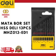 MATA Deli HSS Steel Drill Bit Set Dia 1.5-6.5 / HSS Drill Bit Set EDH-MHZ013