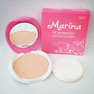 Bedak Padat / Marina Compact Powder Uv pROTECTION 12 GRAM / Paket Lengkap Kosmetik / Paket Kosmetik