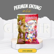 Cemilan / Permen Ting Ting Kacang Aneka Rasa Jinguan 210 Gr / Halal