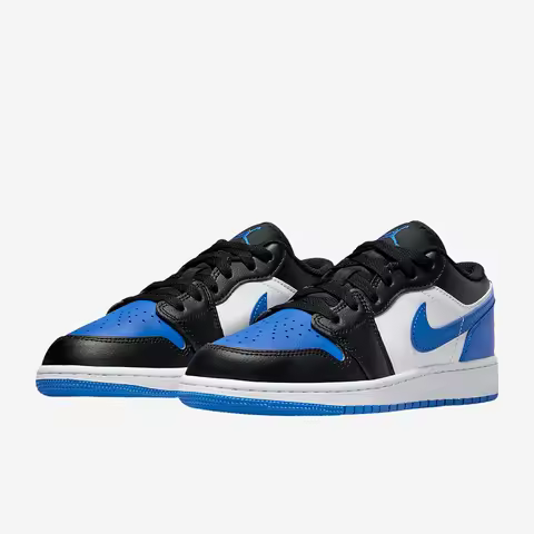 Nike Authentic Air Jordan 1 GS Women's Big Kids Low Top Basketball Shoes 553560-140