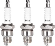 uxcell E6TC Spark Plug for 50cc 70cc 90cc 110cc Moped Scooter ATV Dirt Quad Go Kart, 3pcs