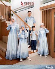 Sarimbit Seply Tenara Milky Blue/Sarimbit Seply Terbaru 2026/ Baju Keluarga